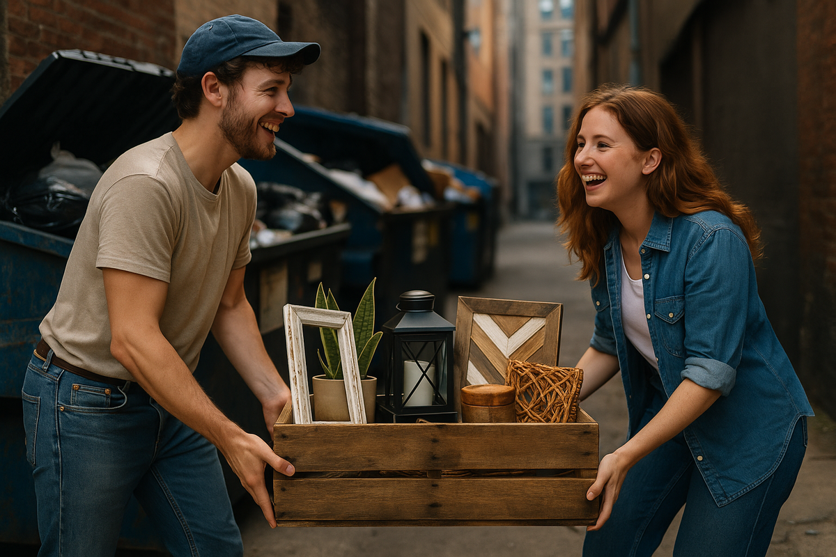🗑️💸 Turn Trash Into Cash: Dumpster-Dive Décor Crates