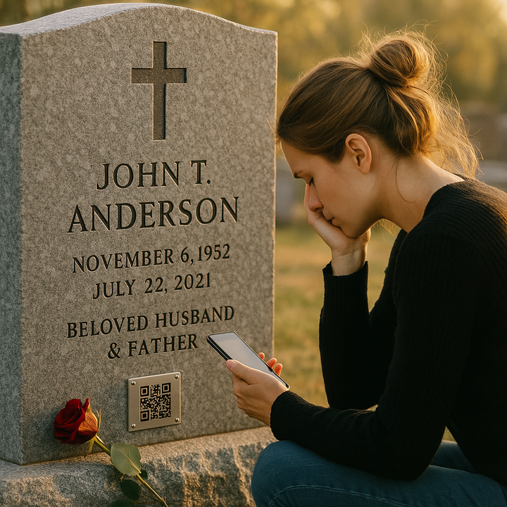 Turn headstones into story portals