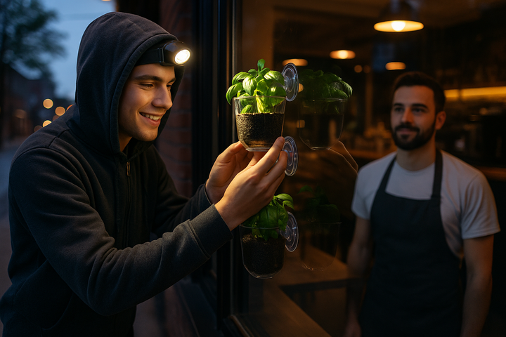 🌿 Instant Green: Launch a Guerrilla Window-Garden Service That Turns Cafés into Curb-Appeal Magnets Overnight