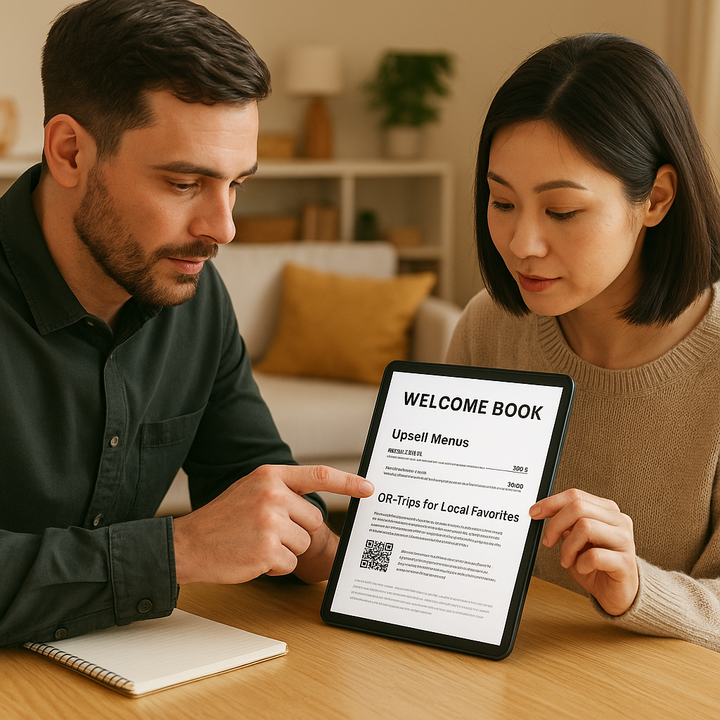 Fixing Airbnb welcome books with menus and other details